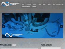 Tablet Screenshot of managementbymagic.it